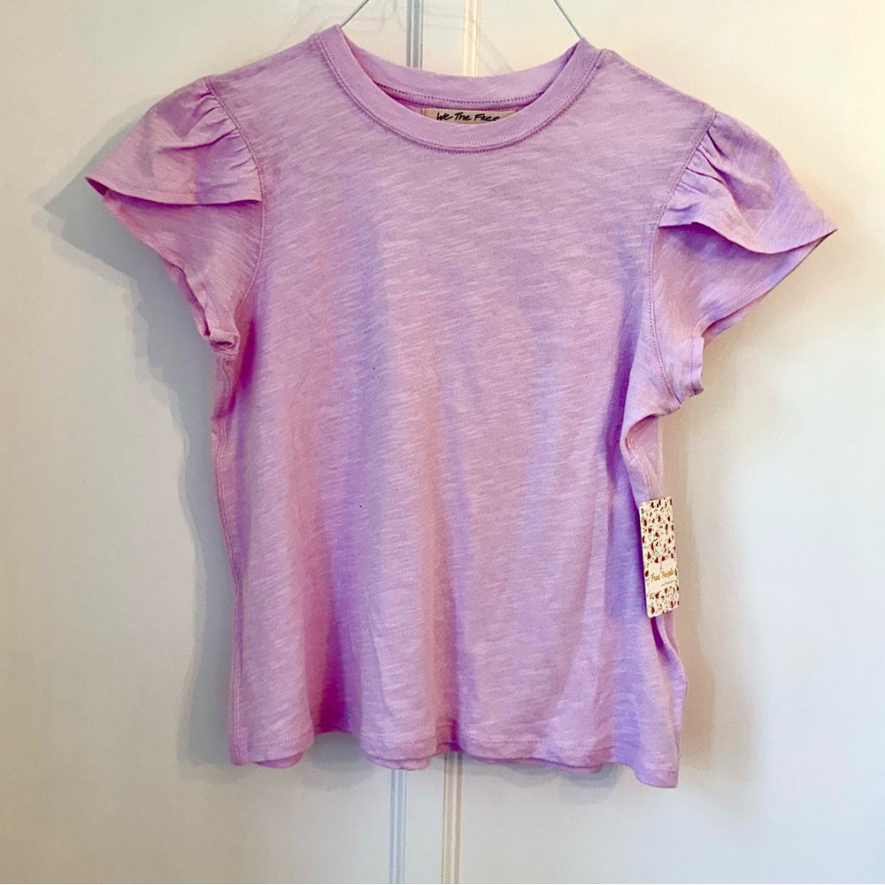 NWT We The Free Light Pink/Lavender Tee Size XS